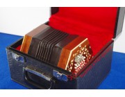 Stagi new English chromatic 48 button concertina mahogany